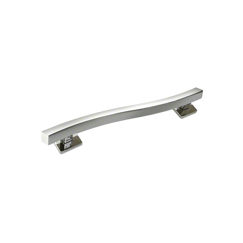 Polished Stainless 'S' Square 24" Grab Bar