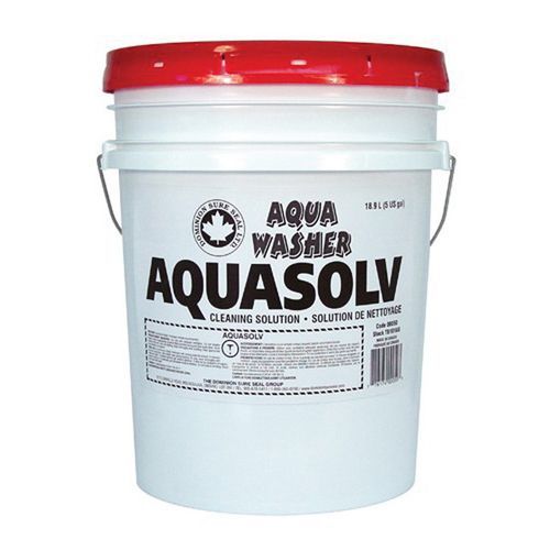 DOMINION SURE SEAL 00050 TB101AS Aqua Solvent Cleaning Solution, 20 L Pail, Mild Odor, Clear