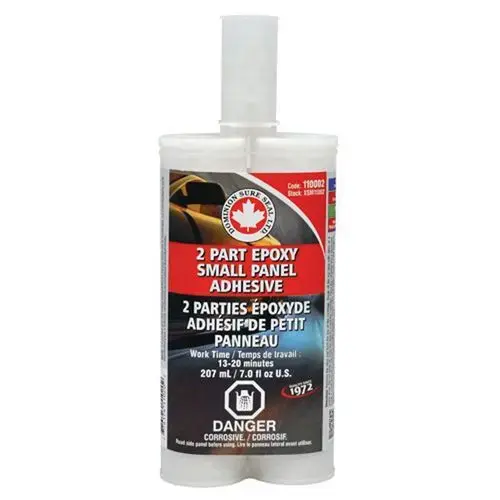 11002 2-Component Small Panel Adhesive, 207 mL Cartridge, Paste, Gray