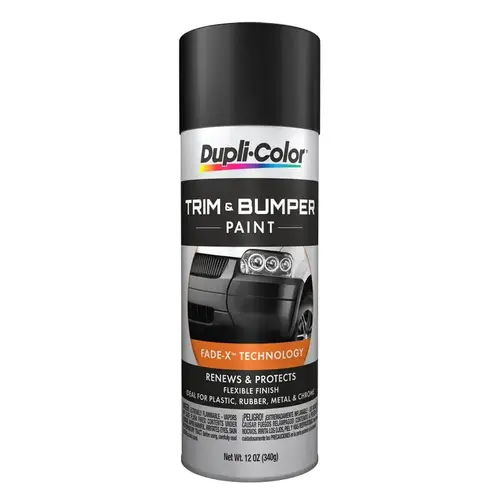 BLACK TRIM AND BUMPER PAINT