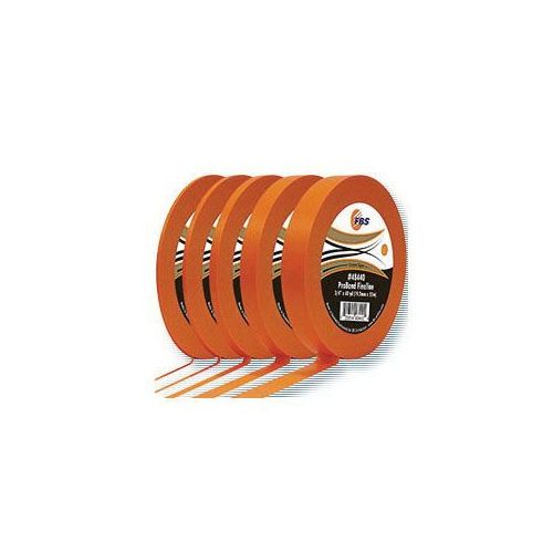 FBS (Finding Better Solutions) 48420 Fine Line Medium Masking Tape, 60 yd x 1/4 in, Polymer Backing, Orange