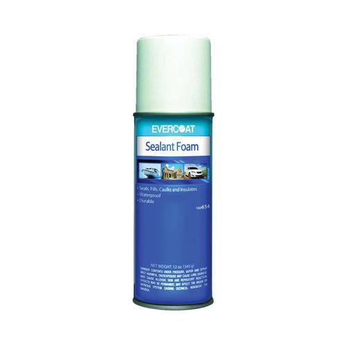 Evercoat 100654 Expanding Spray Foam, 12 oz Aerosol Can, 20 min Curing