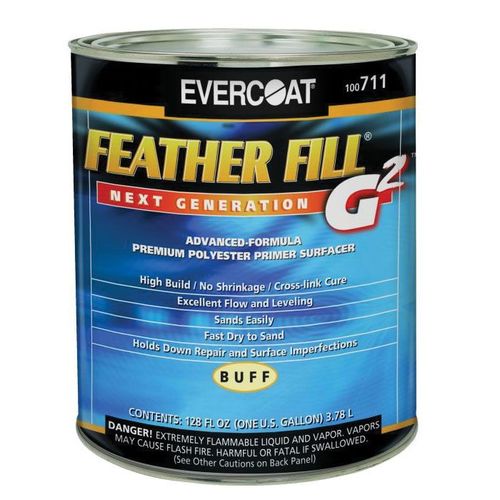 Evercoat 100711 High-Build Polyester Primer Surfacer, 1 gal Round Can, Buff
