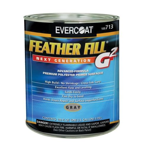 Evercoat 100713 High-Build Polyester Primer Surfacer, 1 gal Round Can, Gray