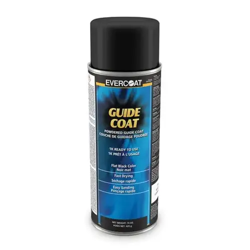 Evercoat 100721 Powder Guide Coat, 15 oz Aerosol Can, Black, Gas