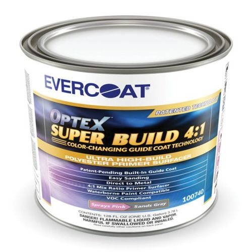 Evercoat 740 100740 Polyester Primer Surfacer, 3.78 L Can, Gray, 4:1 Mixing