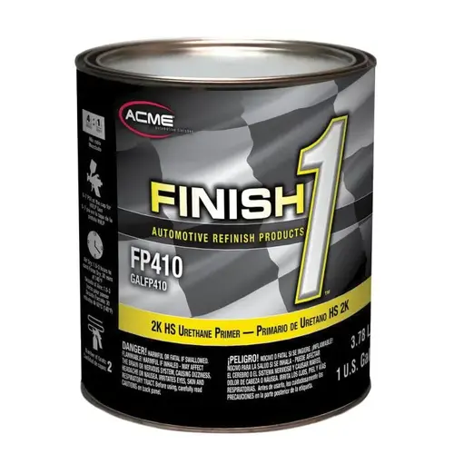 FP410-1 High Build 2K HS Urethane Primer, 1 gal Can, Gray, 4:1 Mixing