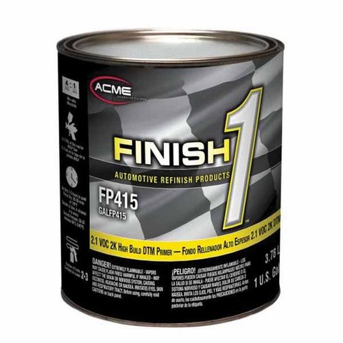 Sherwin-Williams Paint Company FP41514 FP415-4 High Build 2-Component 2.1 VOC DTM Primer, 1 qt Can, Gray, 4:1 Mixing