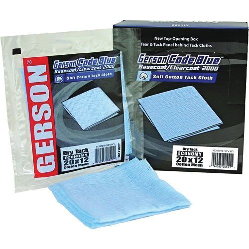 Gerson 020001B Economy Tack Cloth, 36 in L x 18 in W, Code Blue