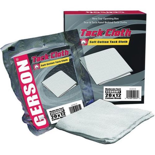 Gerson 020001W Economy Tack Cloth, 36 in L x 18 in W, White
