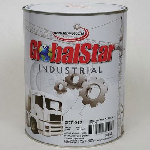 GlobalStar 0D7.012 0D7012 Mixing Toner, 3.5 L Can, Magnum Silver Dollar Aluminum