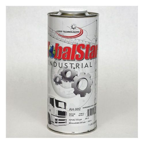 GlobalStar AH.002Q Medium Hardener, 1 qt Can, Clear, Liquid, Use With:, L7 Top Coat Binders