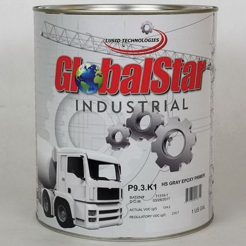 GlobalStar P9.3.K1 High Build Epoxy Primer, 1 gal Can, Gray, 252 g/L VOC, 1:1 Mixing