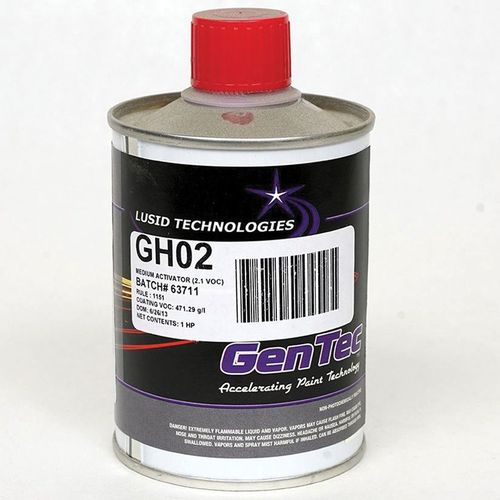 Gentec Gh02h Medium Zero Voc Activator 12 Pt Can Clear Liquid 6004