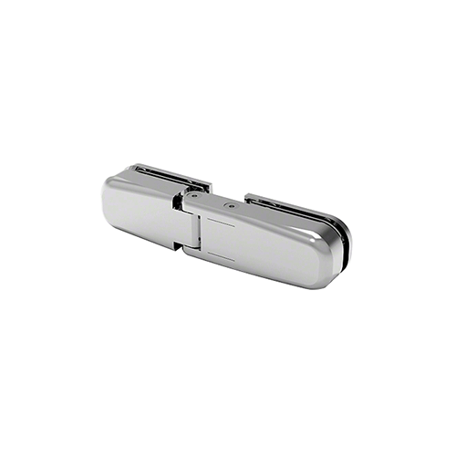 Chrome Petite Oil Dynamic Hydraulic Glass-to-Glass Shower Door Hinge