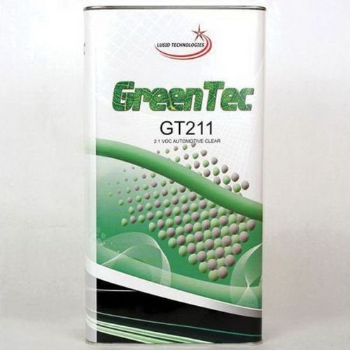 GreenTec GT211(5L) GT2115L Premium 2.1 VOC Automotive Clearcoat, 5 L Drum, Gloss, 2:1:1 Mixing