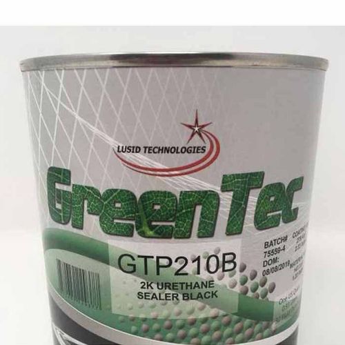 GreenTec GTP210B(Q) High Build 2K Urethane Sealer, 1 qt Can, Black, 279.4 g/L VOC, 4:1 Mixing