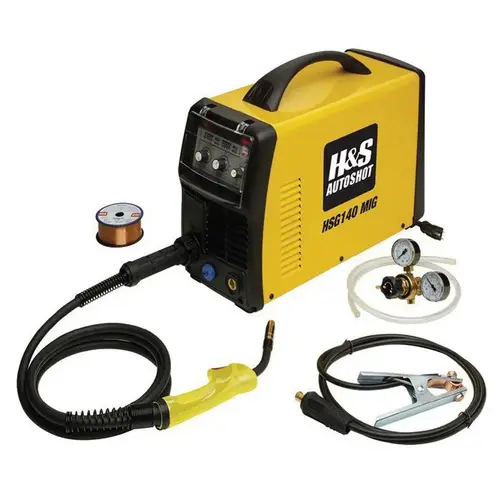 MIG Welder, 115 VAC, 20 A Input, 140 A