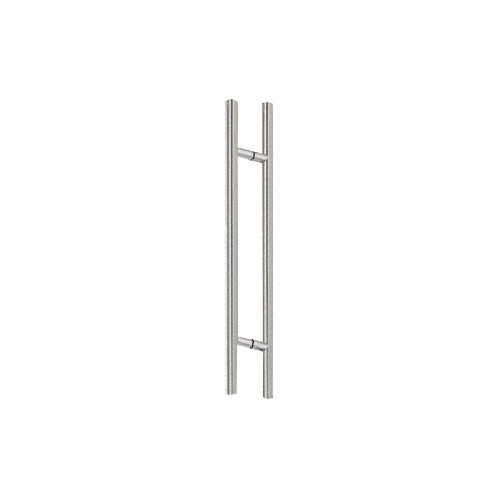 Brushed Stainless 84"" Extra Length Ladder Style Back-to-Back Pull
