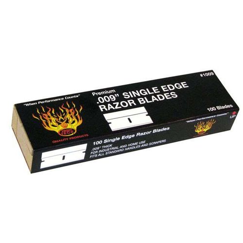 Single Edge Razor Blades, Wrapped, Retail Pack Qty: 100