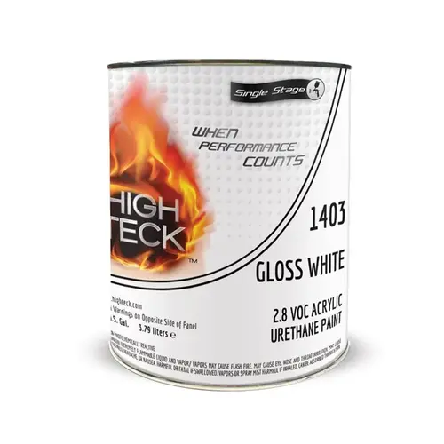 High Teck Products 1403-1 Gloss White Single Stage-GL