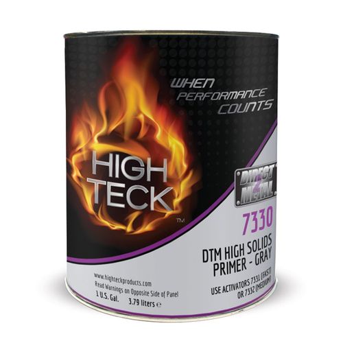 High Teck Products NO7330-1 Direct-To-Metal 2K High Solids Primer-Gray-GL