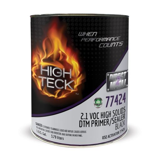 High Teck Products NO-77424-1 2.1 VOC High Solids DTM Primer/Sealer-Black-GL