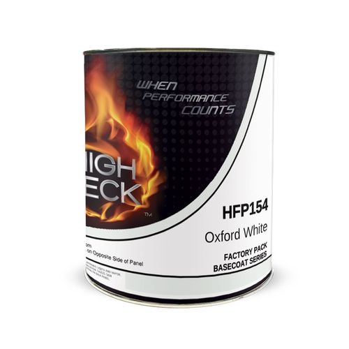 High Teck Products HFP154-4 FP Base Coat, Oxford White, QT