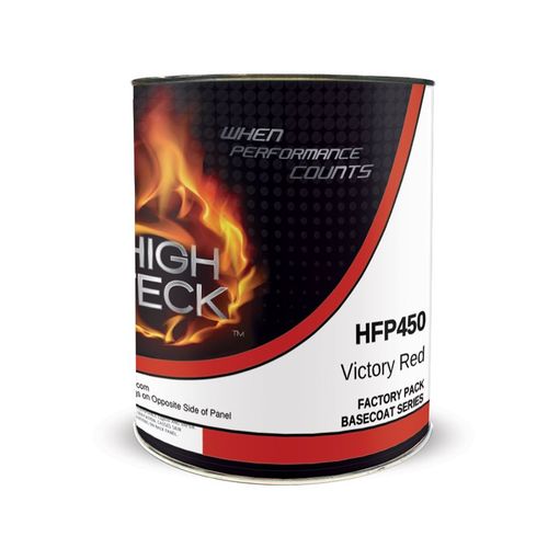 High Teck Products HFP450-4 FP Base Coat, Victory Red, QT