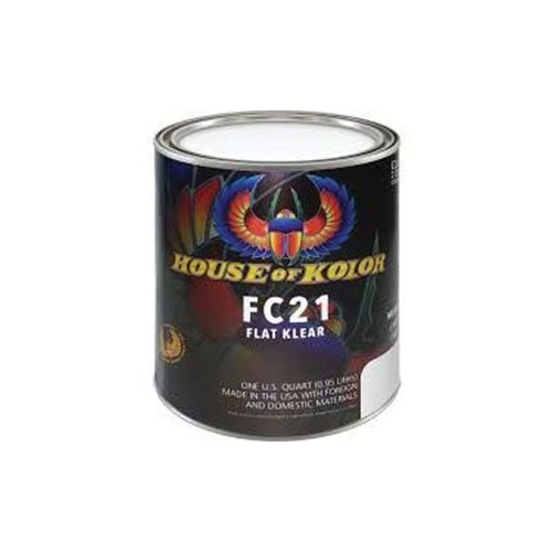 House of Kolor FC21.Q01 FC21-Q01 Low VOC Urethane Flat Clearcoat, 1 qt Can