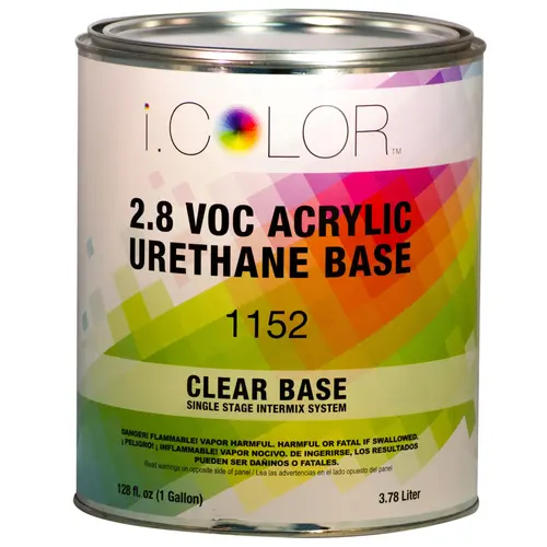 iColor ICO.1152.G01 Clear Base - A/U Single Stage Intermix Sys (112 oz.)