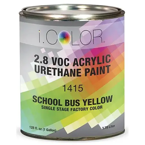 iColor ICO.1415-1 School Bus Yellow Single Stage FPC - 2.8 VOC