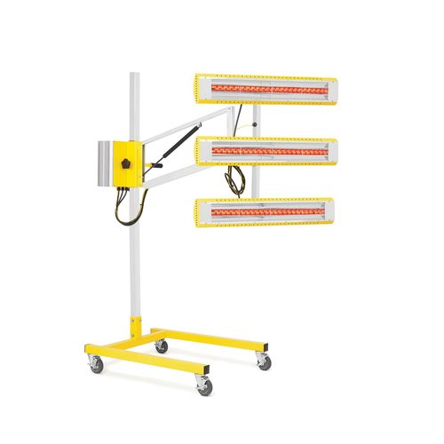 Portable High-Intensity Short Wave Curing System with Infrared Sensor, 6000 W, Quartz Halogen