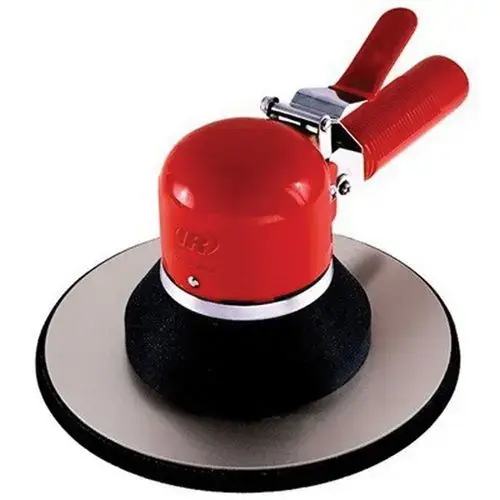 Dual-Action Geared Air Sander, 8 in, 825 rpm, 4 cfm, 90 psi, Composite