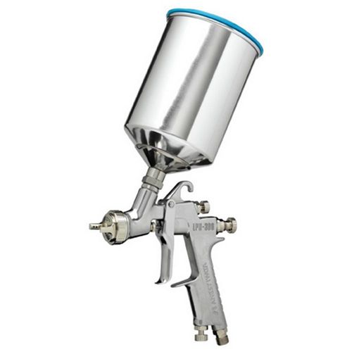 LPH300-LV Series HVLP Gravity Feed Spray Gun with Cup, 2 mm Nozzle, 700 mL Capacity