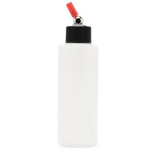 High Strength Cylinder Bottle with Adapter Cap, 4 oz, Use With: All Airbrush Paint Medium