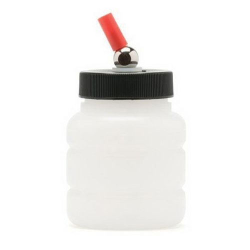 High Strength Jar Bottle with Adapter Cap, 2 oz, Use With: All Airbrush Paint Medium