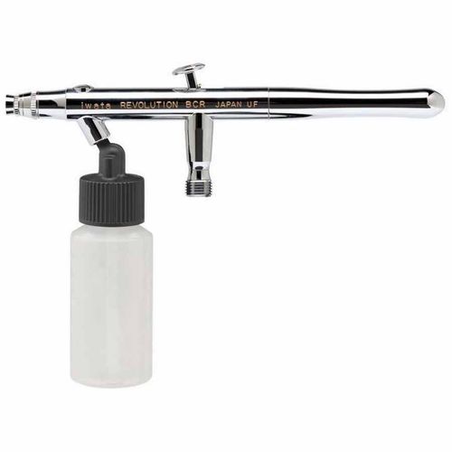 ANEST IWATA 4240 Revolution HP-BCR Series Dual Action Siphon Feed Airbrush, 5.87 in OAL, Steel