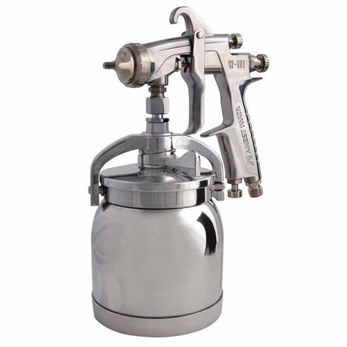 W101-S Series Suction Feed Compact Spray Gun with Cup, 1.3 mm Nozzle, 1000 mL Capacity