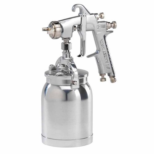 Siphon Feed Spray Gun, 2 mm Nozzle, 9.2 cfm, 42 psi, 10.2 in Spray