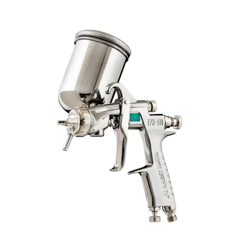 LPH101-LVG Series HVLP Gravity Feed Spray Gun with Cup, 1.6 mm Nozzle, 600 mL Capacity