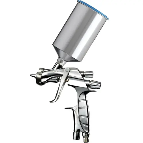 WS400-HD Series Compliant Gravity Feed Spray Gun with Cup, 1.2 mm Nozzle