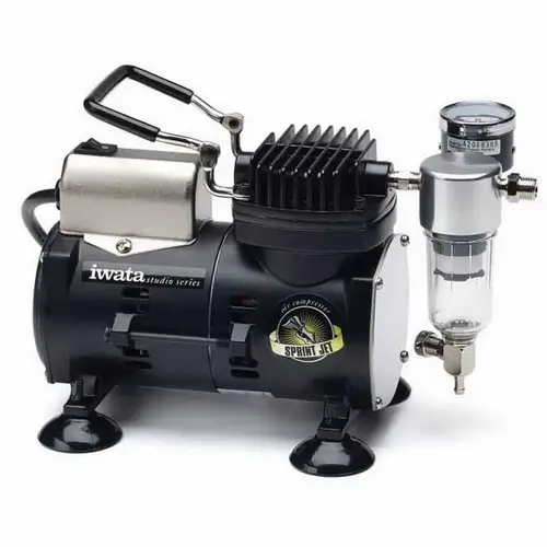 Studio Series Airbrush Compressor, 110 to 120 V, 1 to 25 psi