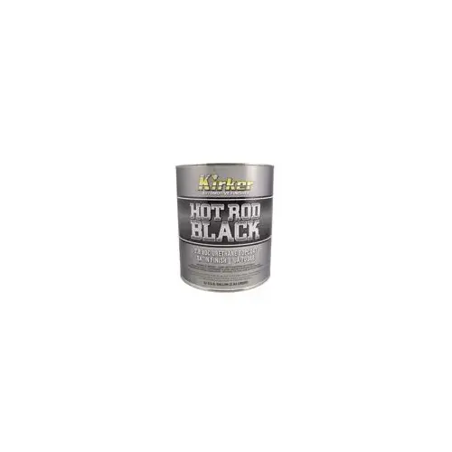 Kirker Hot Rod Black Car Paint – 75 Gallon, 2.8 VOC Urethane Topcoat, Matte Finish, UA-70389