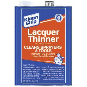 Klean-Strip QML170 Lacquer Thinner, 1 qt Can, Water White