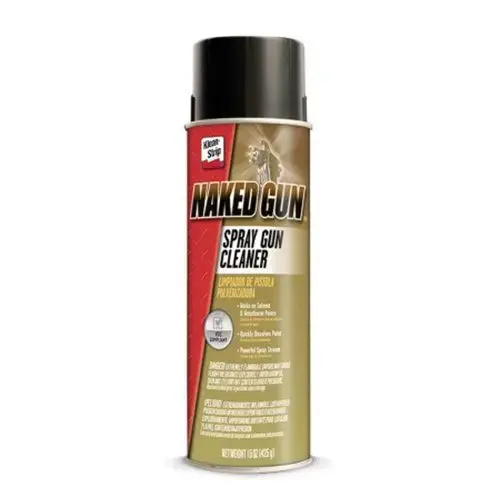 Spray Gun Cleaner, 15 oz Aerosol Can, Clear, Gas