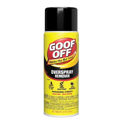 Klean-Strip FG821 Overspray Remover, 12 oz Aerosol Can, Liquid