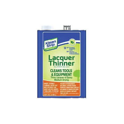 Lacquer Thinner, Liquid, Water White, 1 qt, Can