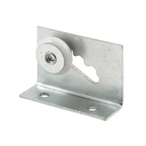 3/4" Nylon Ball Bearing Oval Edge Roller Assembly Adjustable Steel Bracket