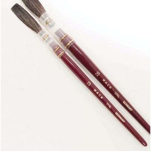 179L Series Kazan Squirrel Hair Lettering Pencil Quill, #2 Brush, 7/8 in L, Brown